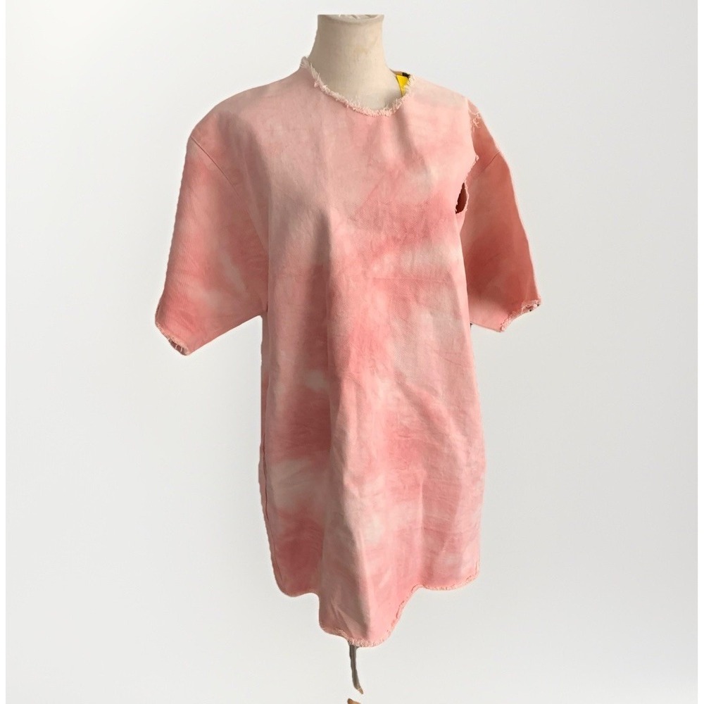 Marques Almeida Frayed Edge Denim Dress - Picture 4 of 6